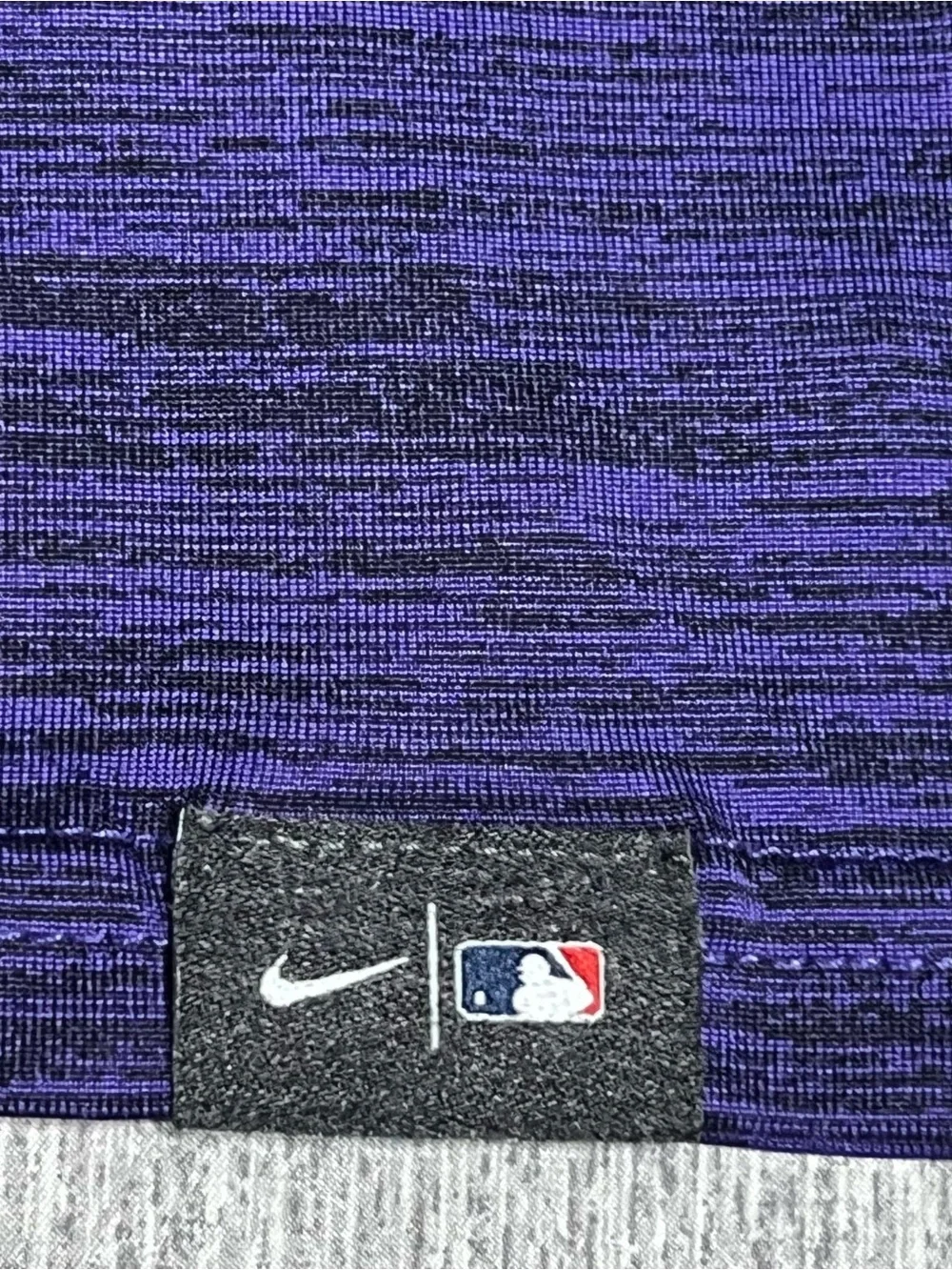 Nike Colorado Rockies Baseball Purple Graphic Performance Tee - Men's